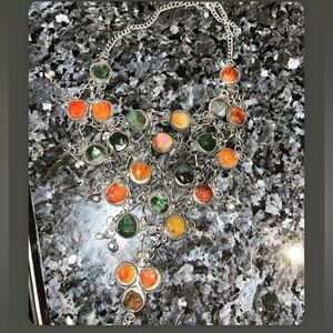 Elegant Multi-Color Gemstone Necklace